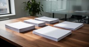 Supports imprimés en entreprise : comment maîtriser coûts, délais et quantités ?